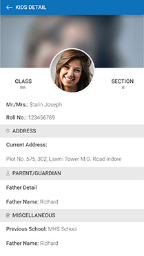 school management application